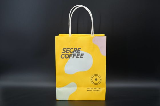 OEM / ODM Printed Paper Carrier Bags Custom Paper Bags For Business Use