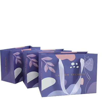 Small Business Packaging Color Paper Shopping Bag Retail Boutique Shopping Gift Paper Bags