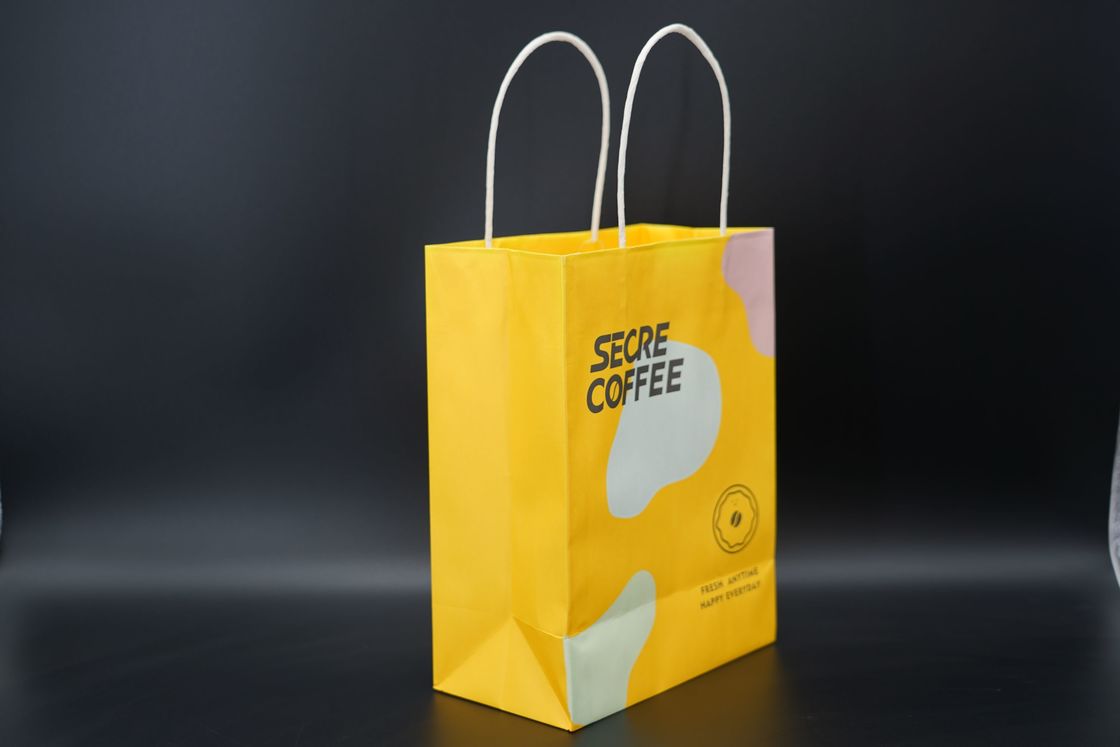 OEM / ODM Printed Paper Carrier Bags Custom Paper Bags For Business Use