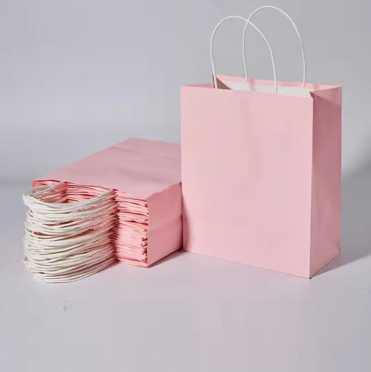 Wholesale Custom Logo Paper Bag Kraft Or White High Quality Cheaper Paper Bags