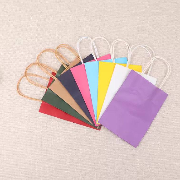 Wholesale Custom Logo Paper Bag Kraft Or White High Quality Cheaper Paper Bags