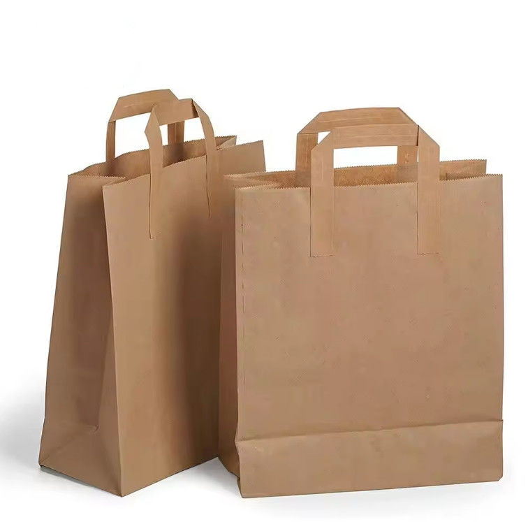 Kraft Paper Shopping Bag With Logo Paper Kraft Bag Custom Paper Bags