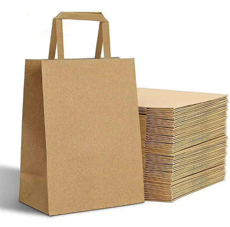 Kraft Paper Shopping Bag With Logo Paper Kraft Bag Custom Paper Bags